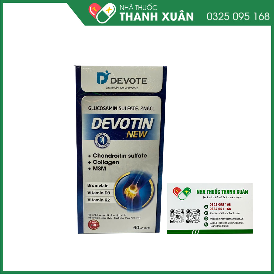 DEVOTIN New - Hỗ trợ bổ sung chất nhầy dịch khớp